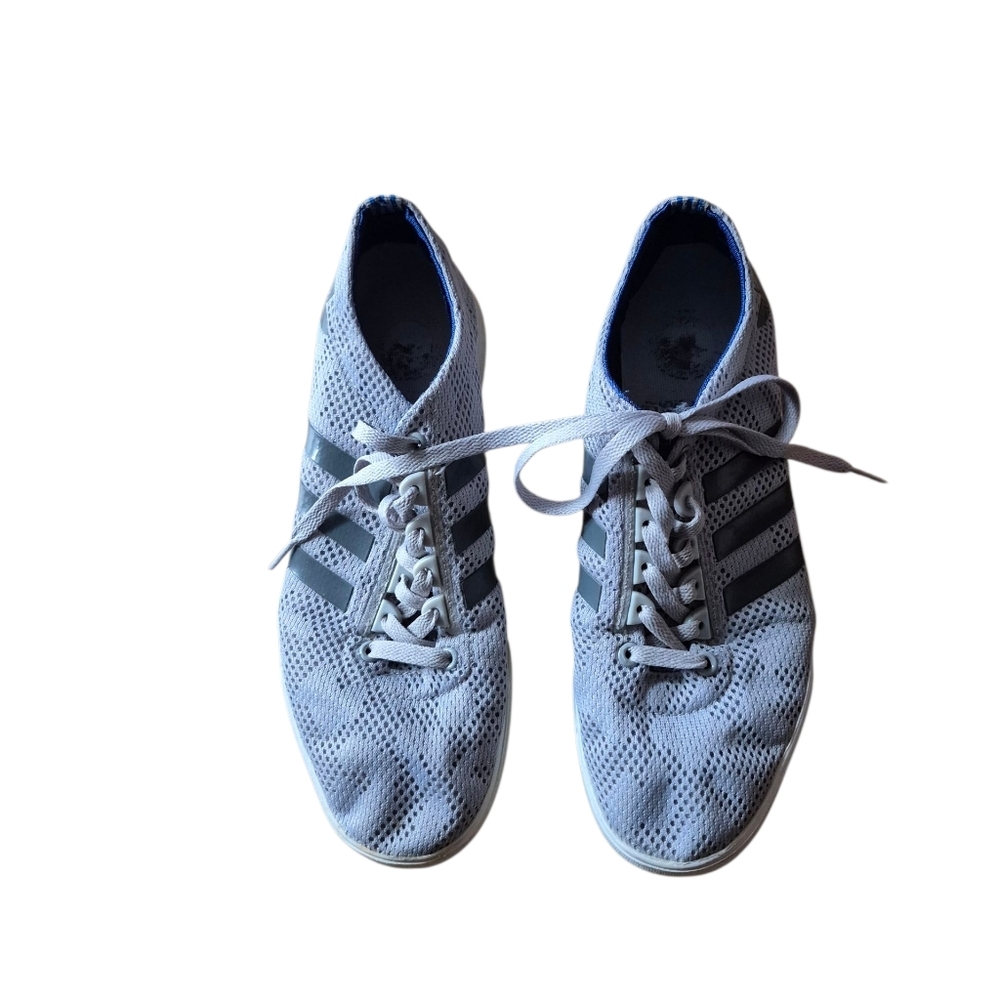 9‎ Adidas Light Gray Mesh Sneakers